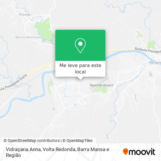 Vidraçaria Anna mapa
