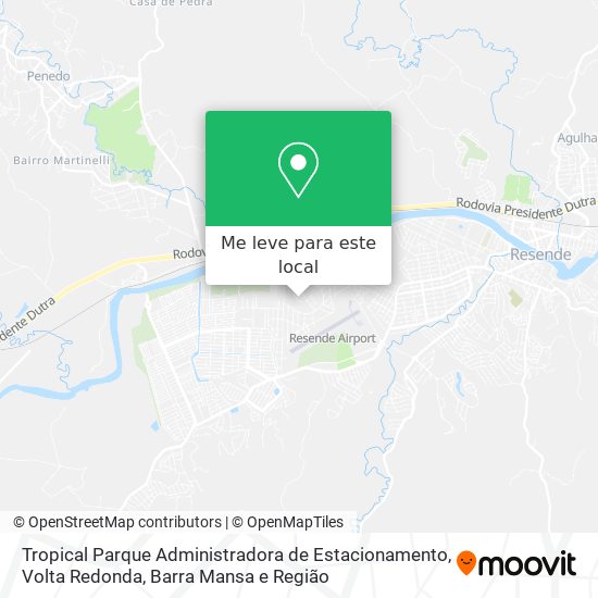 Tropical Parque Administradora de Estacionamento mapa