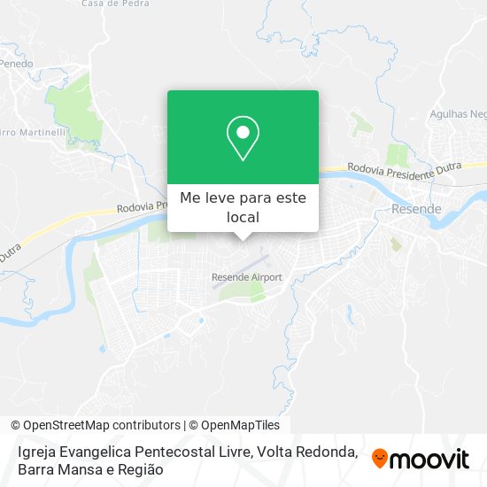 Igreja Evangelica Pentecostal Livre mapa