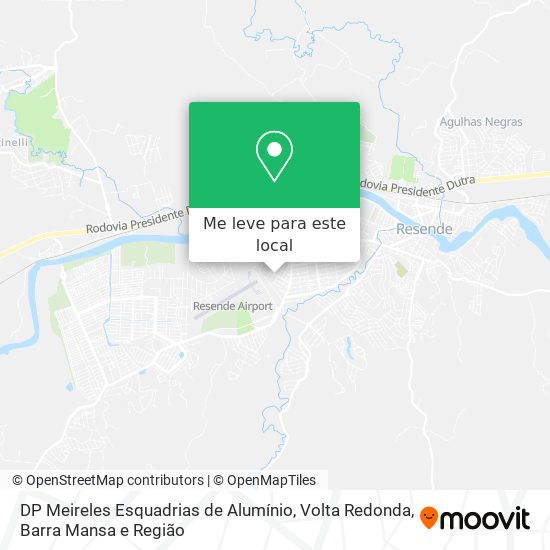 DP Meireles Esquadrias de Alumínio mapa