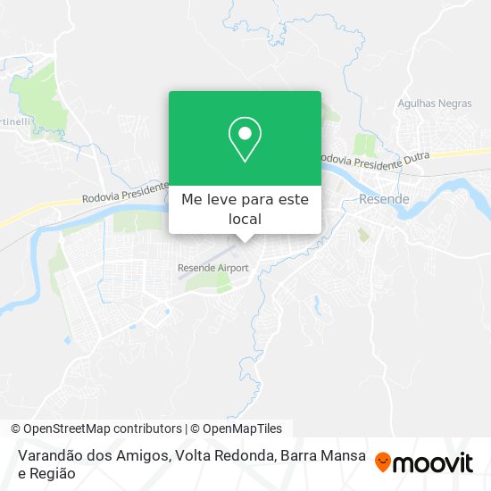 Varandão dos Amigos mapa