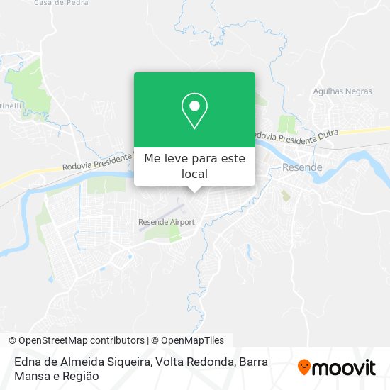 Edna de Almeida Siqueira mapa