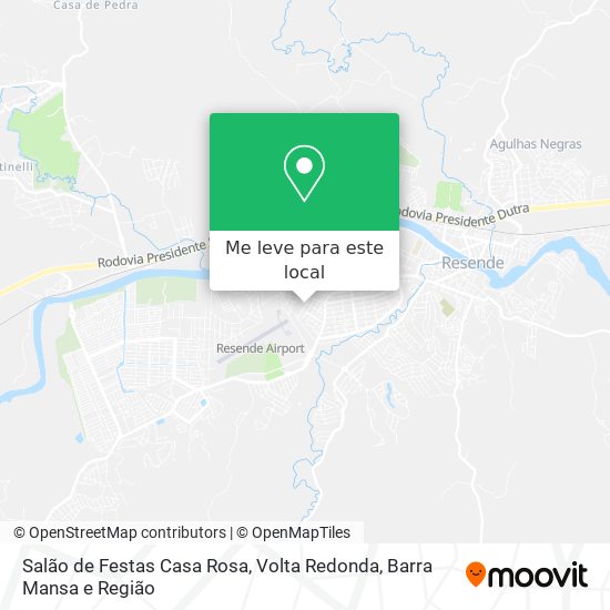 Salão de Festas Casa Rosa mapa