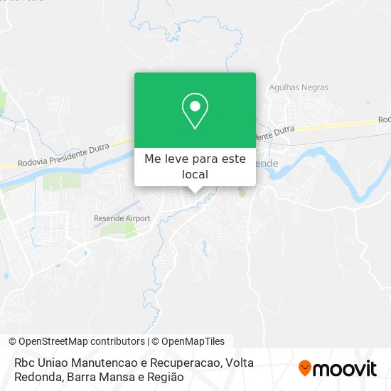 Rbc Uniao Manutencao e Recuperacao mapa