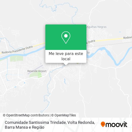 Comunidade Santíssima Trindade mapa