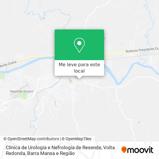 Clínica de Urología e Nefrologia de Resende mapa