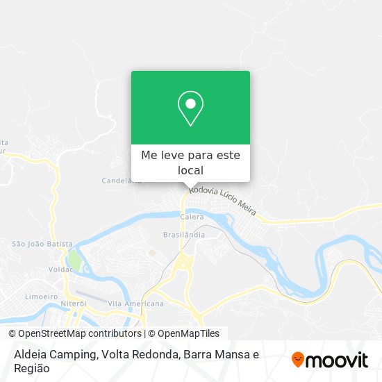 Aldeia Camping mapa