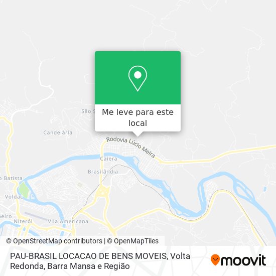 PAU-BRASIL LOCACAO DE BENS MOVEIS mapa