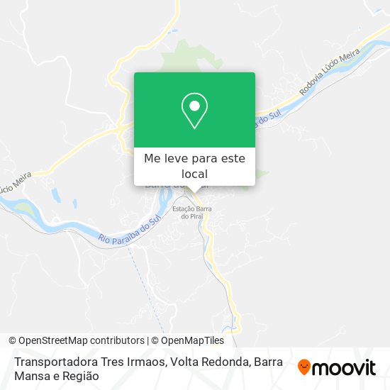 Transportadora Tres Irmaos mapa