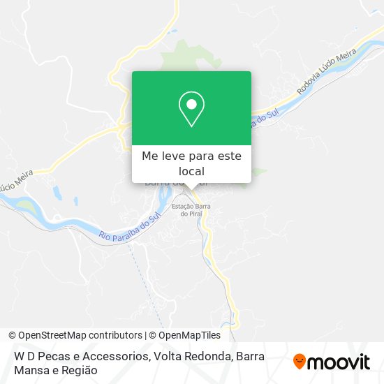 W D Pecas e Accessorios mapa