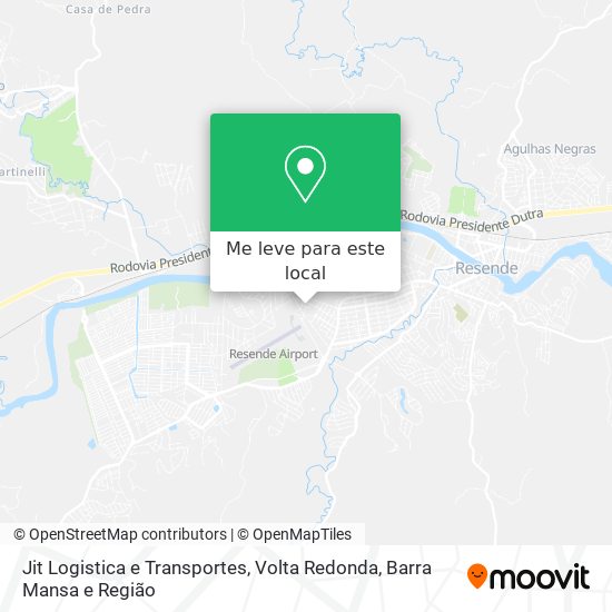 Jit Logistica e Transportes mapa