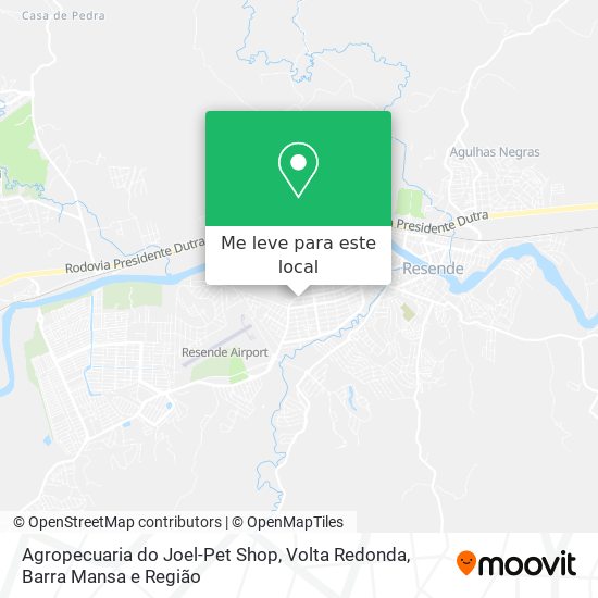 Agropecuaria do Joel-Pet Shop mapa