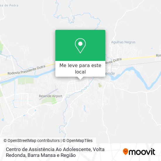 Centro de Assistência Ao Adolescente mapa