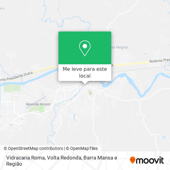 Vidracaria Roma mapa