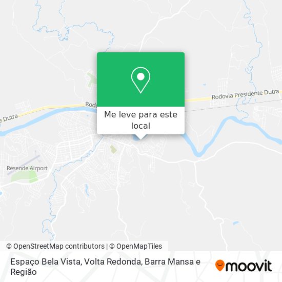 Espaço Bela Vista mapa