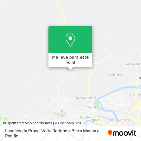 Lanches da Praça mapa