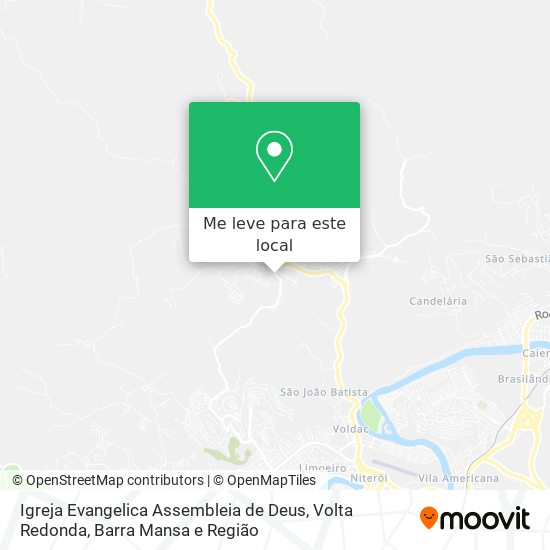 Igreja Evangelica Assembleia de Deus mapa