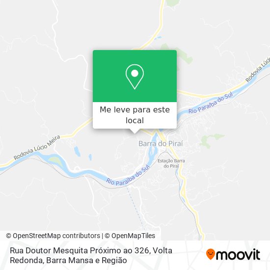Rua Doutor Mesquita Próximo ao 326 mapa