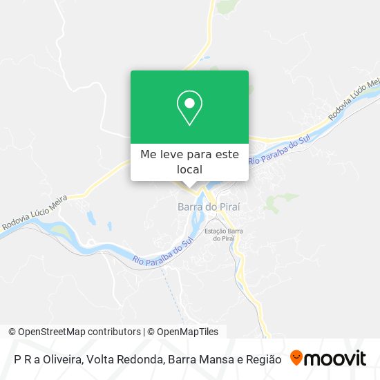 P R a Oliveira mapa
