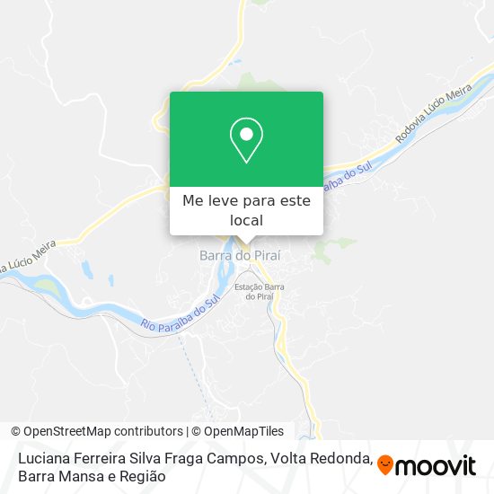 Luciana Ferreira Silva Fraga Campos mapa