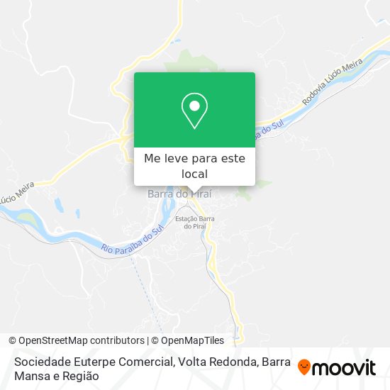 Sociedade Euterpe Comercial mapa