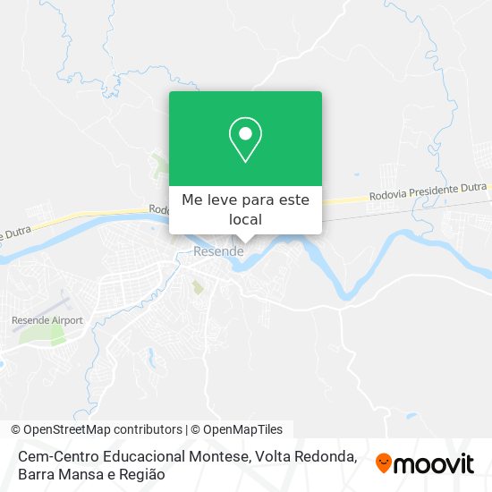 Cem-Centro Educacional Montese mapa