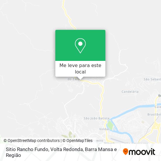 Sitio Rancho Fundo mapa