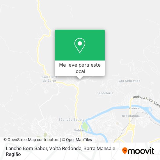 Lanche Bom Sabor mapa