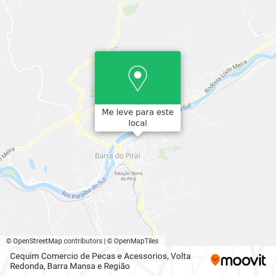 Cequim Comercio de Pecas e Acessorios mapa