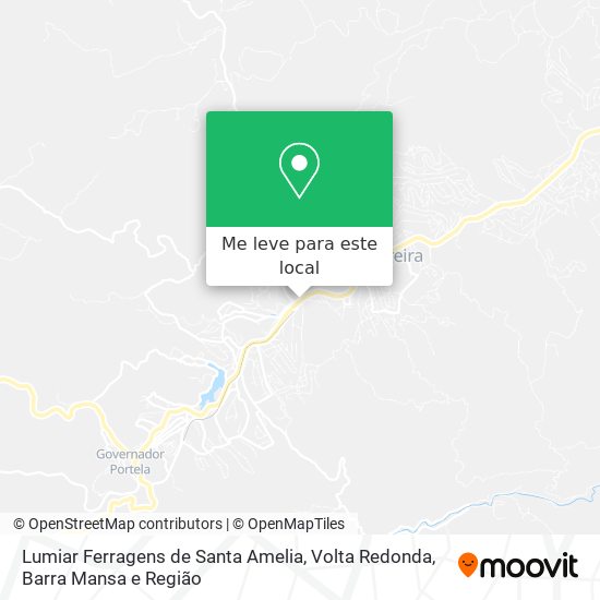 Lumiar Ferragens de Santa Amelia mapa