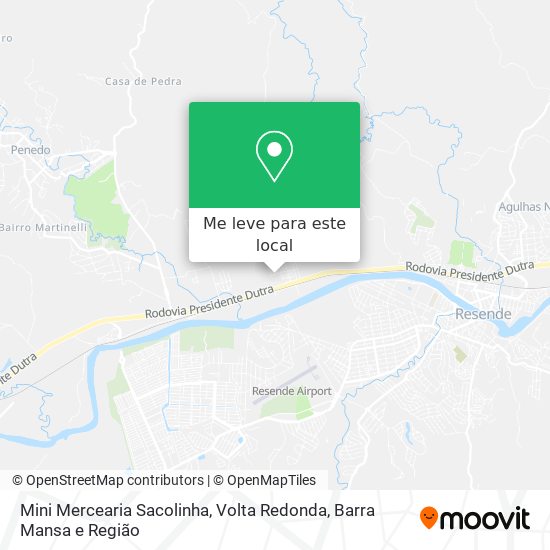 Mini Mercearia Sacolinha mapa