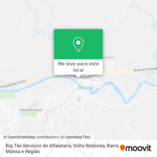 Big Tan Serviços de Alfaiataria mapa