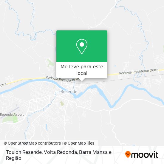 Toulon Resende mapa