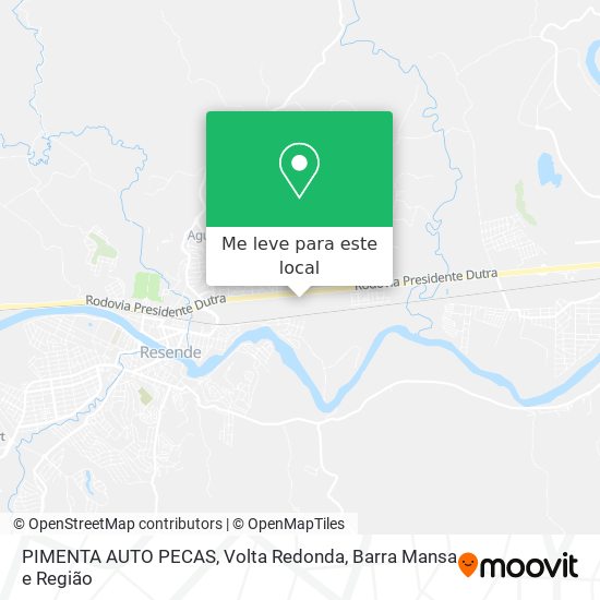 PIMENTA AUTO PECAS mapa