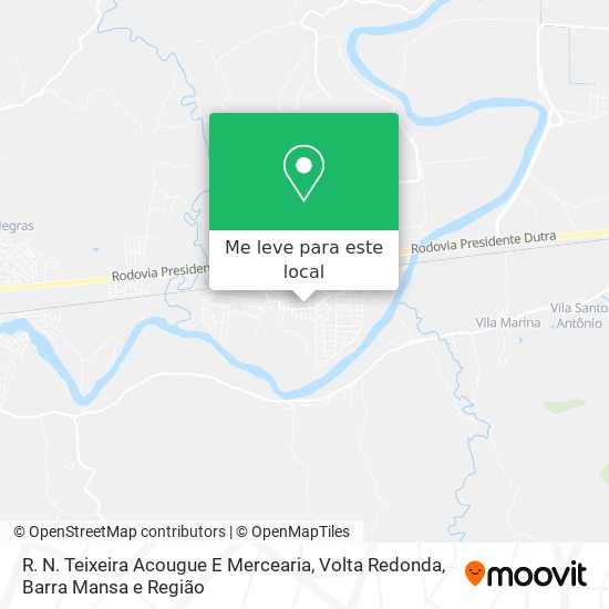 R. N. Teixeira Acougue E Mercearia mapa