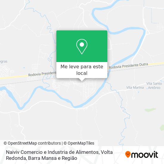 Naiviv Comercio e Industria de Alimentos mapa