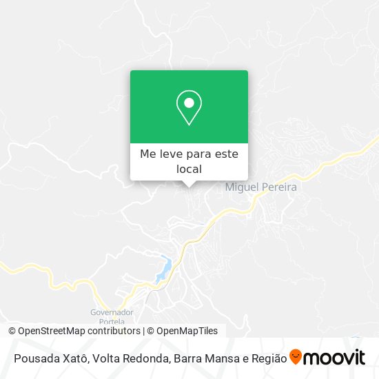 Pousada Xatô mapa