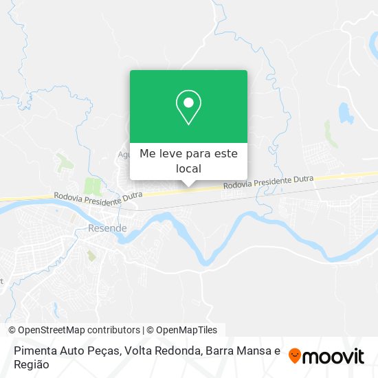 Pimenta Auto Peças mapa