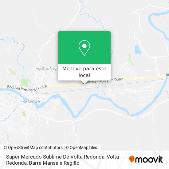 Super Mercado Sublime De Volta Redonda mapa