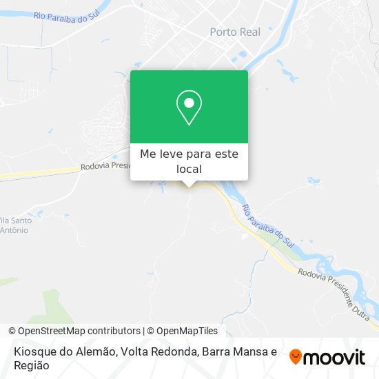 Kiosque do Alemão mapa