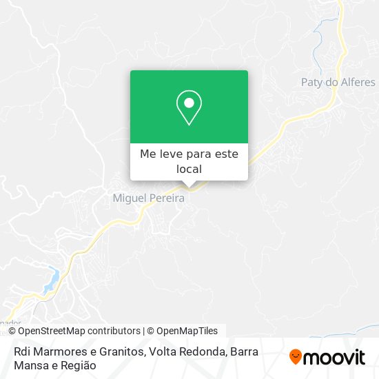 Rdi Marmores e Granitos mapa
