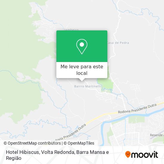 Hotel Hibiscus mapa