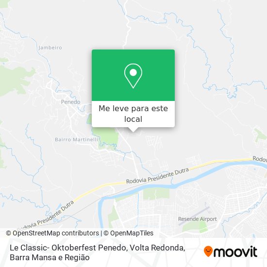 Le Classic- Oktoberfest Penedo mapa