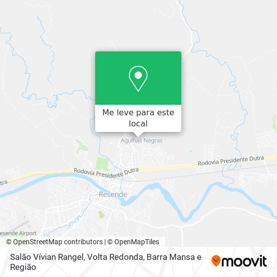 Salão Vívian Rangel mapa