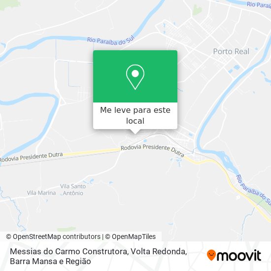 Messias do Carmo Construtora mapa