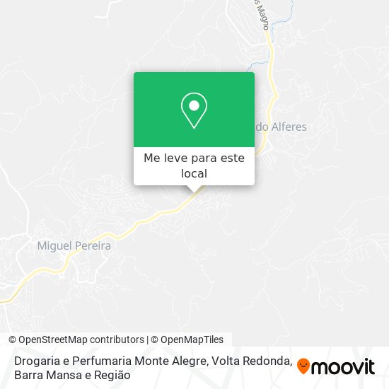 Drogaria e Perfumaria Monte Alegre mapa