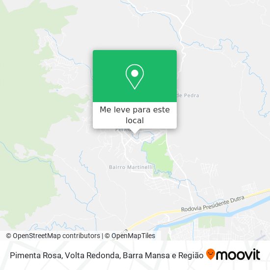 Pimenta Rosa mapa