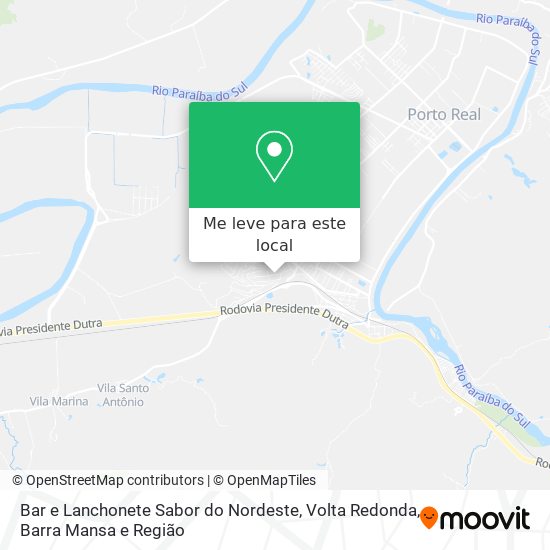 Bar e Lanchonete Sabor do Nordeste mapa