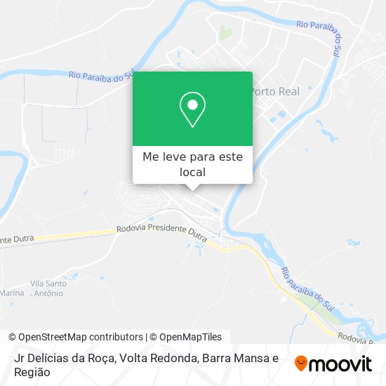 Jr Delícias da Roça mapa