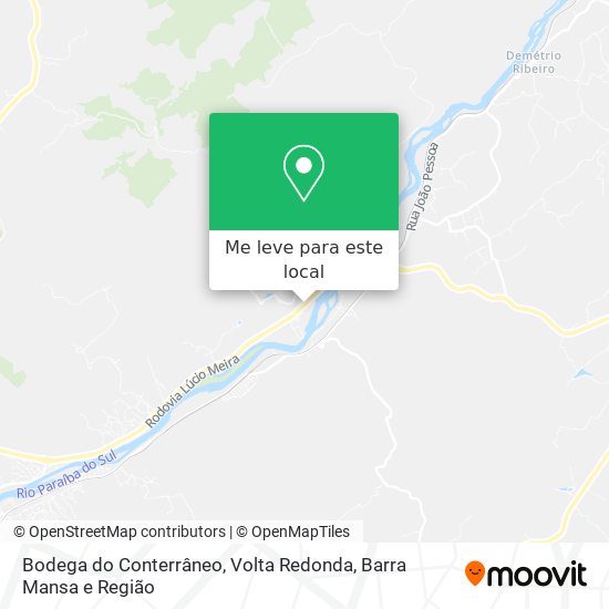 Bodega do Conterrâneo mapa